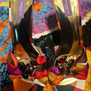 Emilio Puccini Nordstrom Women's Colorful Heels with Embellishments